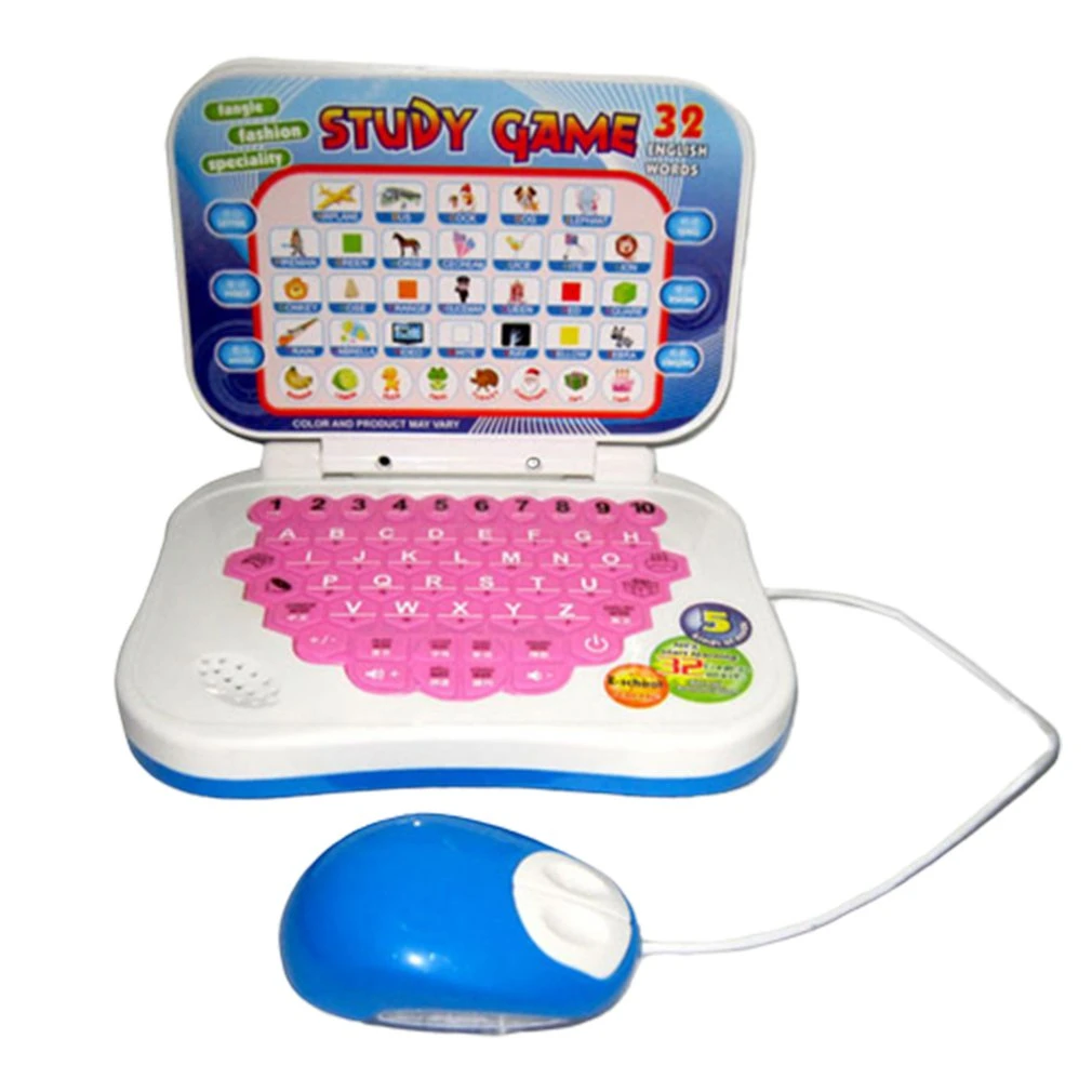 Details about  / UK Bilingual Early Educational Learning Machine Kids Laptop Toys with Mouse UK