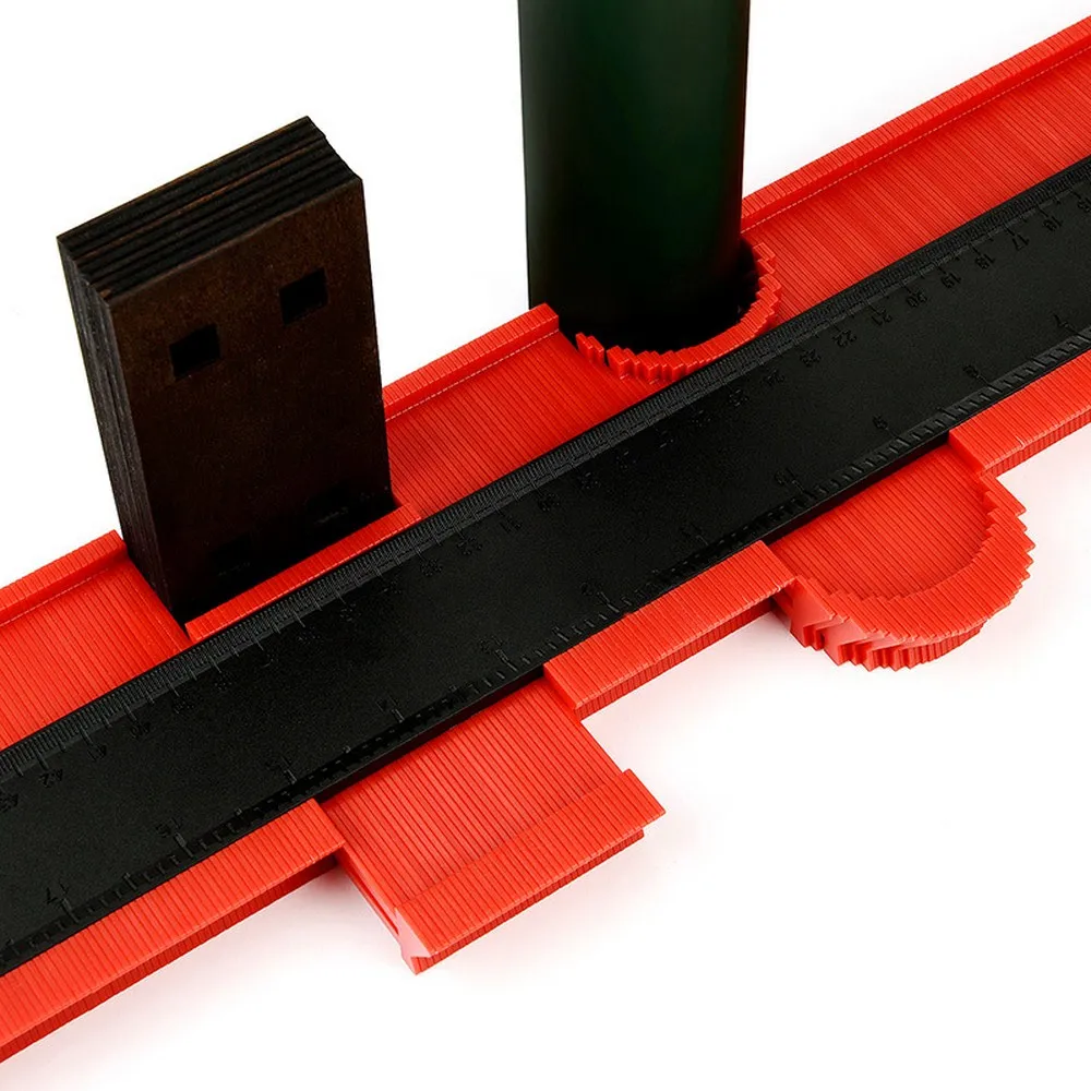 20 дюймов контурный манометр маркировочный инструмент пластиковый профиль копировальный контурный метр стандартный деревянный плиточный ламинат плитки общие инструменты