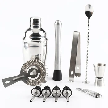

12pcs Set Cocktail Shaker Set Drink Mixer Maker Bartending Bar Tool Accessory