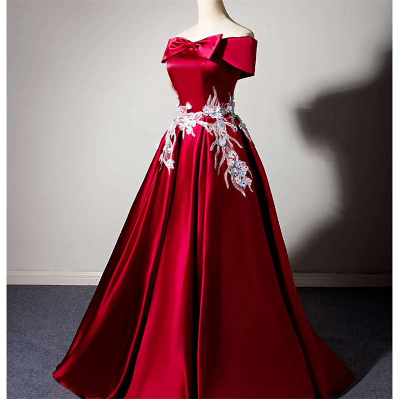 Это Yiya свадебное платье Лодка NeckBridal платья Вышивка Кружева Свадебное бальное платье плюс размер с открытыми плечами Robe De Mariee CH115
