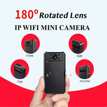 

1200mah Mini WiFi Camera HD 4K Video Audio Recorder with IR Night Vision Motion Detection Small Wireless Camcorder mini cam