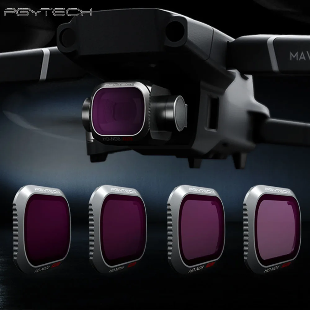 1 шт. PGYTECH Профессиональный фильтр камера MRC-UV/MRC-CPL/HD-ND4 градиентный затемнение