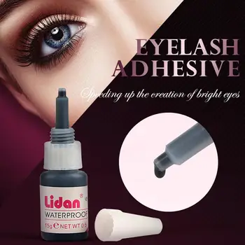 

Waterproof False Eyelash Glue Clear Dark Fast Drying False Makeup Adhesive Tools Glue Professional Eyelashes Strong Extensi V7V8