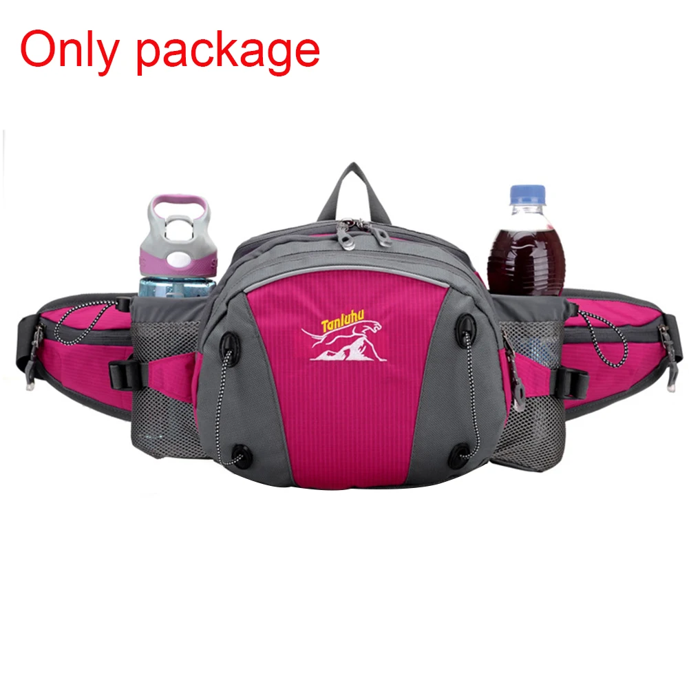 Women Men Climbing Reflective Strip Waist Pack Sports Rainproof Crossbody Backpack Single Shoulder Cycling Folding Multifunction