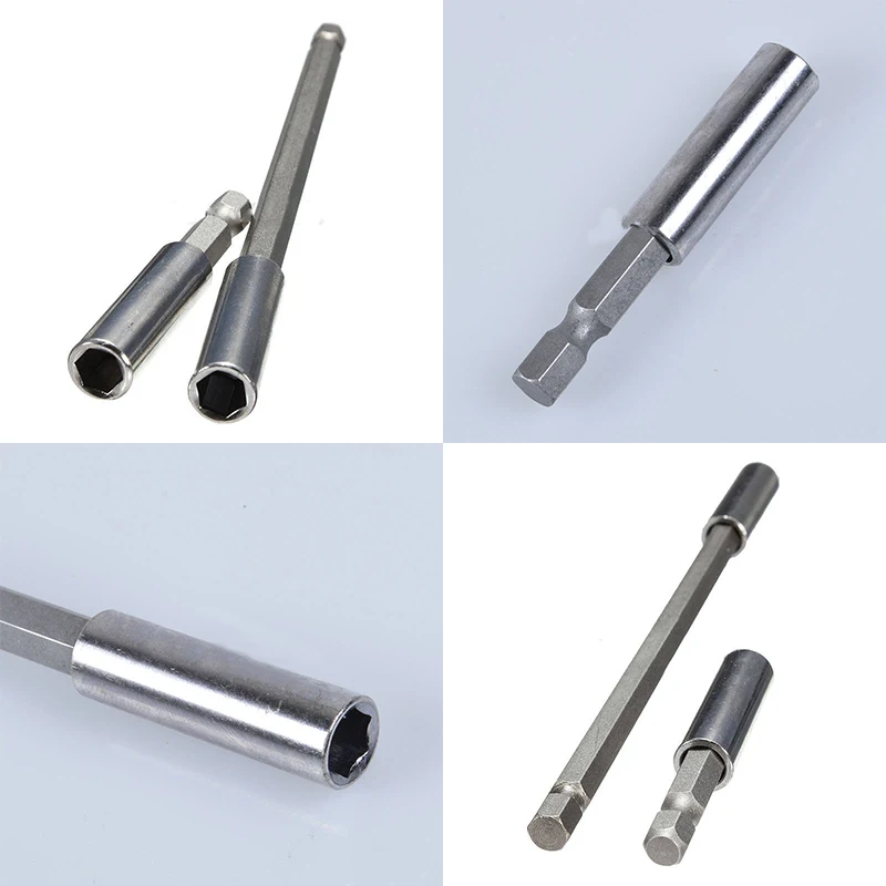 DWZ 1/4'' Hex Shank Magnetic Screwdriver Extension Drill Bit Holder 60/75/100/150mm