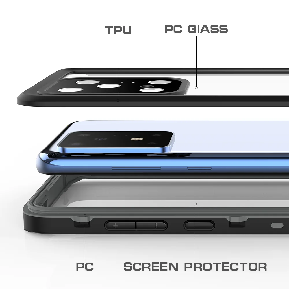 waterproof shockproof case for S20 S20plus  (3)