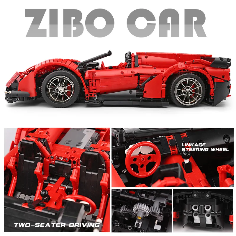Приложение RC управляемый автомобиль совместим с Lepinblocks Technic MOC 10559 Lamborghini Veneno Roadster