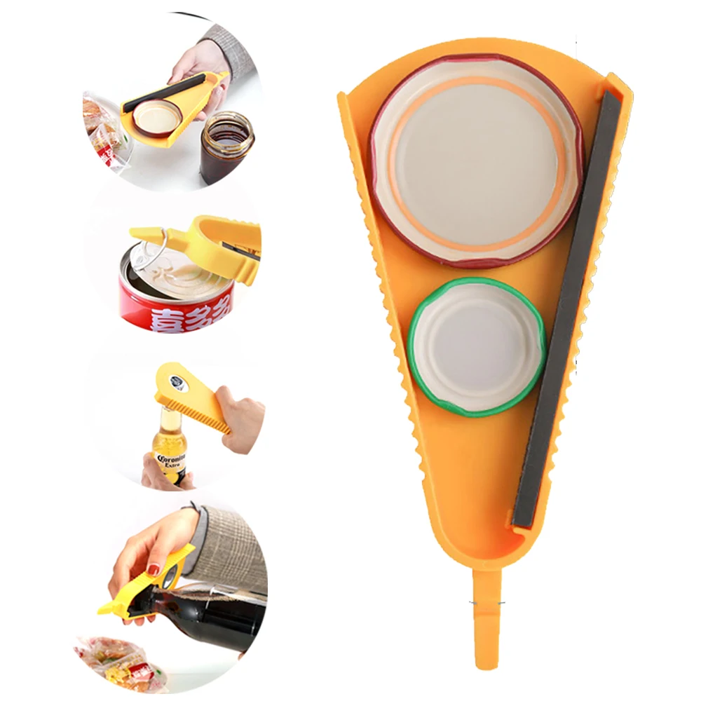 

New Cap Opener Kitchen Gadgets 5 In1 Adjustable Multi-function Bottle Lids Off Labor-saving Screw Jar Opener Kitchen Accessories