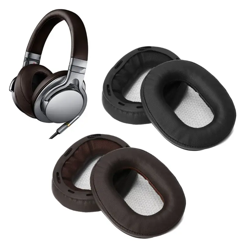 Замена Подушки для наушников Подушка для SONY MDR-1R MK2 1RBT 1ADAC MDR-1A 1ABT белок мягче кожа амбушюры Наушники LX9A