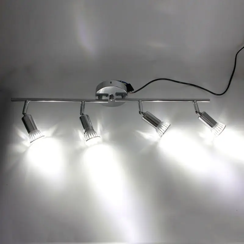 

12W Indoor Ceiling Spotlight 4 Lights Modern Decoration Lamps GU10 Rotatable