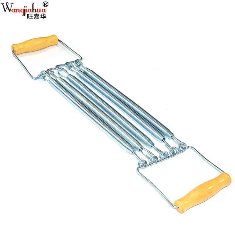

Wooden Handle Chest-developer Spring Chest Expander Household Exercise Breast Muscle Deconstructable Chest Expander Home Fitness