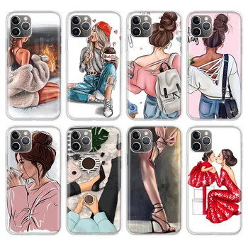 

Queen Princess Girl Female Phone Case For iphone SE 5 5S 6G 6Plus 7 8 8Plus 11 Pro X XS XR MAX Soft Silicon TPU Back Cover Coque