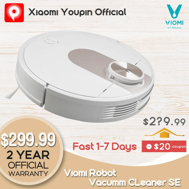 Vacuum-Cleaner Robot Electric Mop VIOMI Carpet-Hair Dust-Collector Mijia Smart-Y-Type