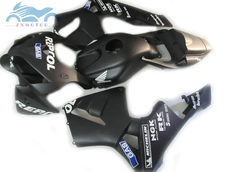 Комплект обтекателей для мотоцикла пригодный Honda CBR600RR 2005 2006 CBR 600 RR 05 06 Черный