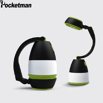 

3 in 1 LED Rechargeable Light Emergency Camping Flashlight With Built-in Battery Reading LED Torch Desk Lamp For Outdoor Home