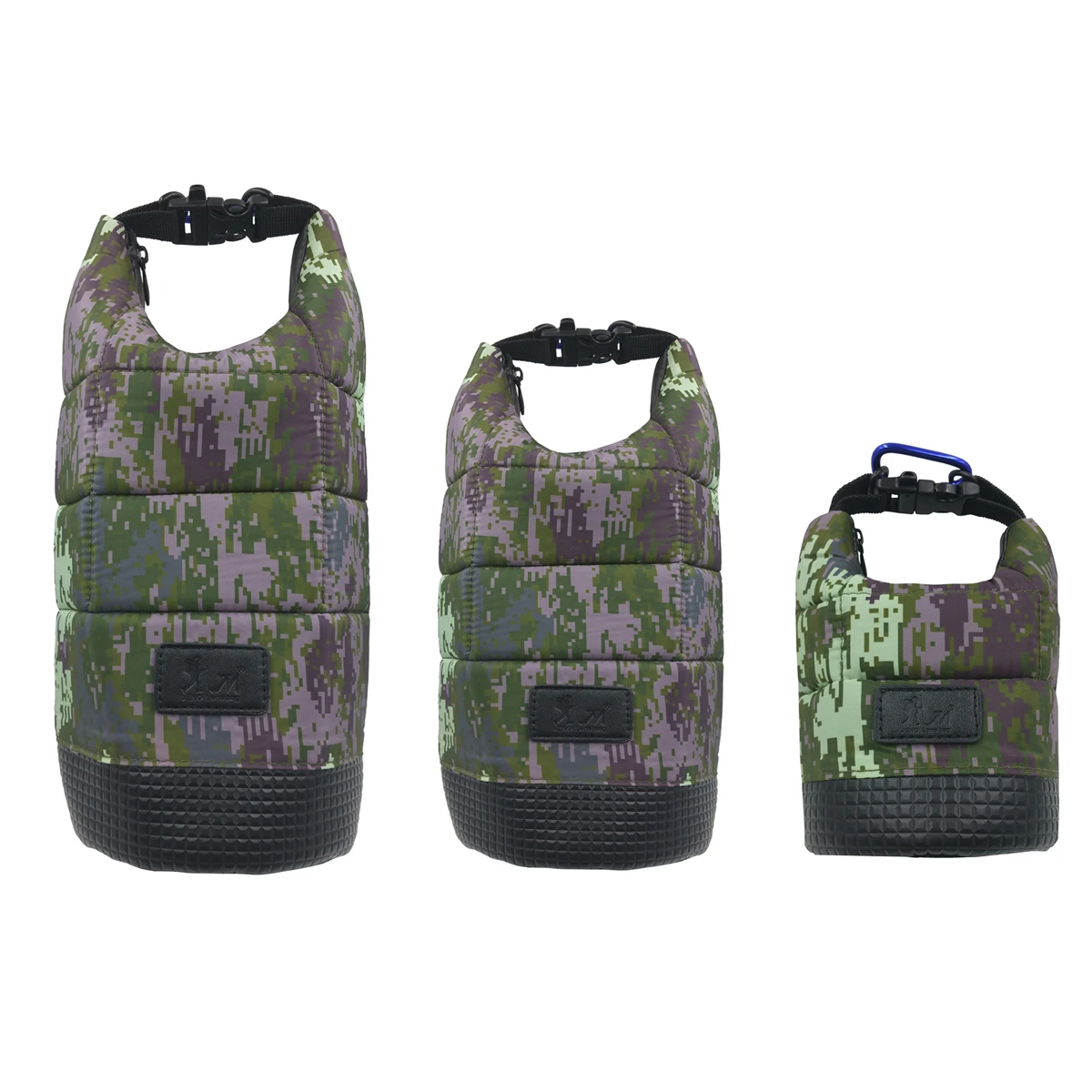 

Waterproof Lens Pouch Bag Storage Case Shockproof Portable Sleeve for Canon Nikon Sony Pentax Yongnuo Lenses with Carabiner