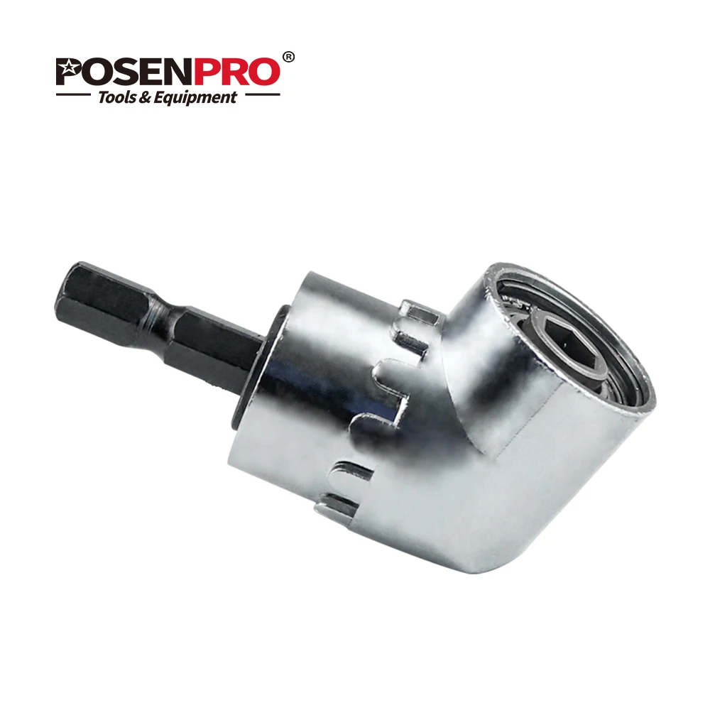 POSENPRO 1/4 &quotдюймовый Магнитный угол отвертки адаптер отвертка Регулируемый фланец