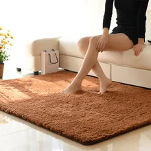 Спальня гостиная пушистый коврик с ворсом плюшевый ковер прикроватный эркер подоконник милые полярные бархатные Противоскользящие коврики