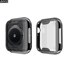 Чехол для Apple watch 5 4 3 2 1 44 мм 42 мм 40 мм 38 мм чехол для Iwatch Полный ТПУ протектор экрана бампер для Apple Watch 3 2 1
