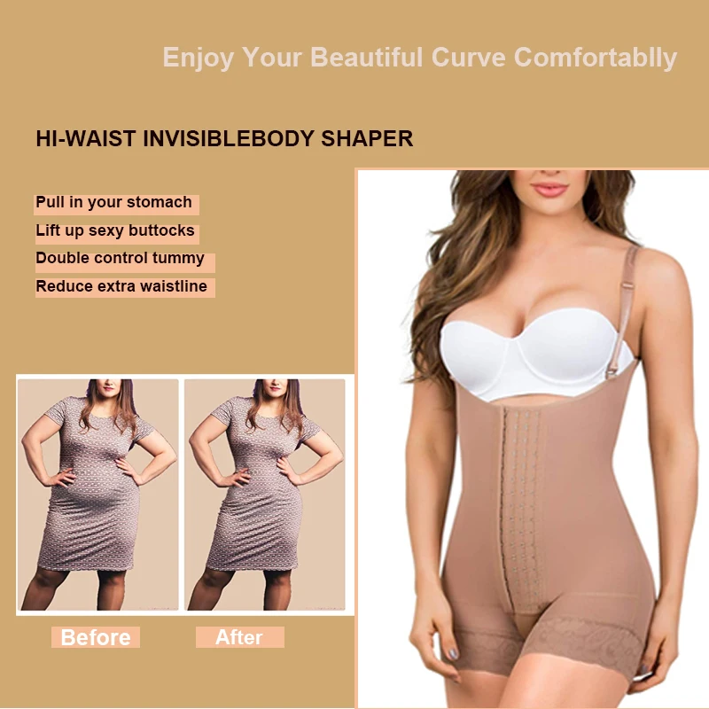 Fajas Colombian Hourglass Girdle Shapers Tummy Control Cincher Post  Operative Girdle Skims Shapewear Bbl Bodysuit - AliExpress