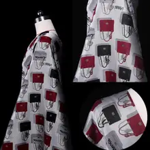 Белый цвет жаккардовый мешок Роза ткань пальто платье Швейные Патч текстиль diy полиэстер tissu ткань C906