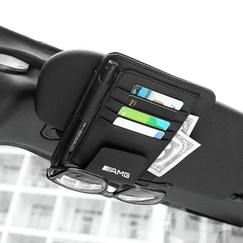 

1pcs Sun Visor For Mercedes benz A B R G Class GLK GLA C200 E200 Car Card Holder Multifunction Car Visor Organizer Glasses Clip