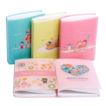 

Simple Cute 52 Pockets 5inch Photo Album Picture Storage Case Scrapbooking Interleaf Handmade DIY Photos Album Birthday Gift