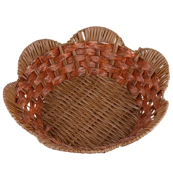 

1pc Bread Baking Basket Round Simulate Rattan Dough Bowl Bread Rattan Basket