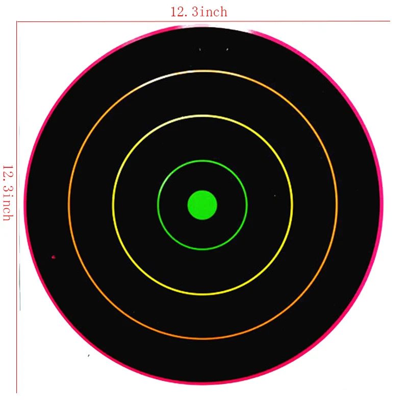 

10Pcs Self adhesive Target Stickers for Shooting, Hunting, Archery Practice