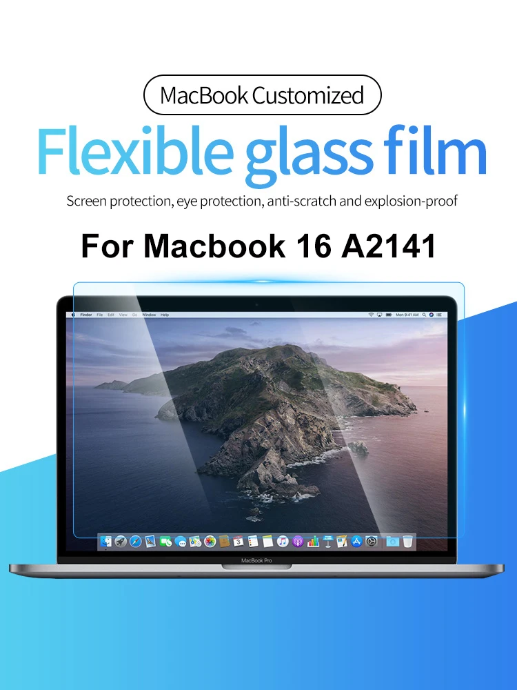 Гибкая Защитная пленка для экрана PIRISI HD MacBook Pro 16 дюймов модель A2141 5 слоев 9H 0 2 мм