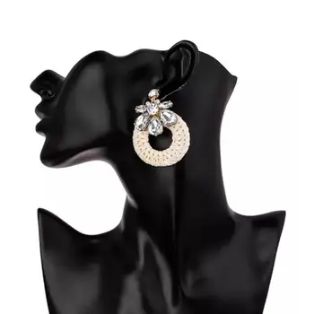 

New Model Half Head Earrings Necklace Resin Jewelry Bust Display Stand