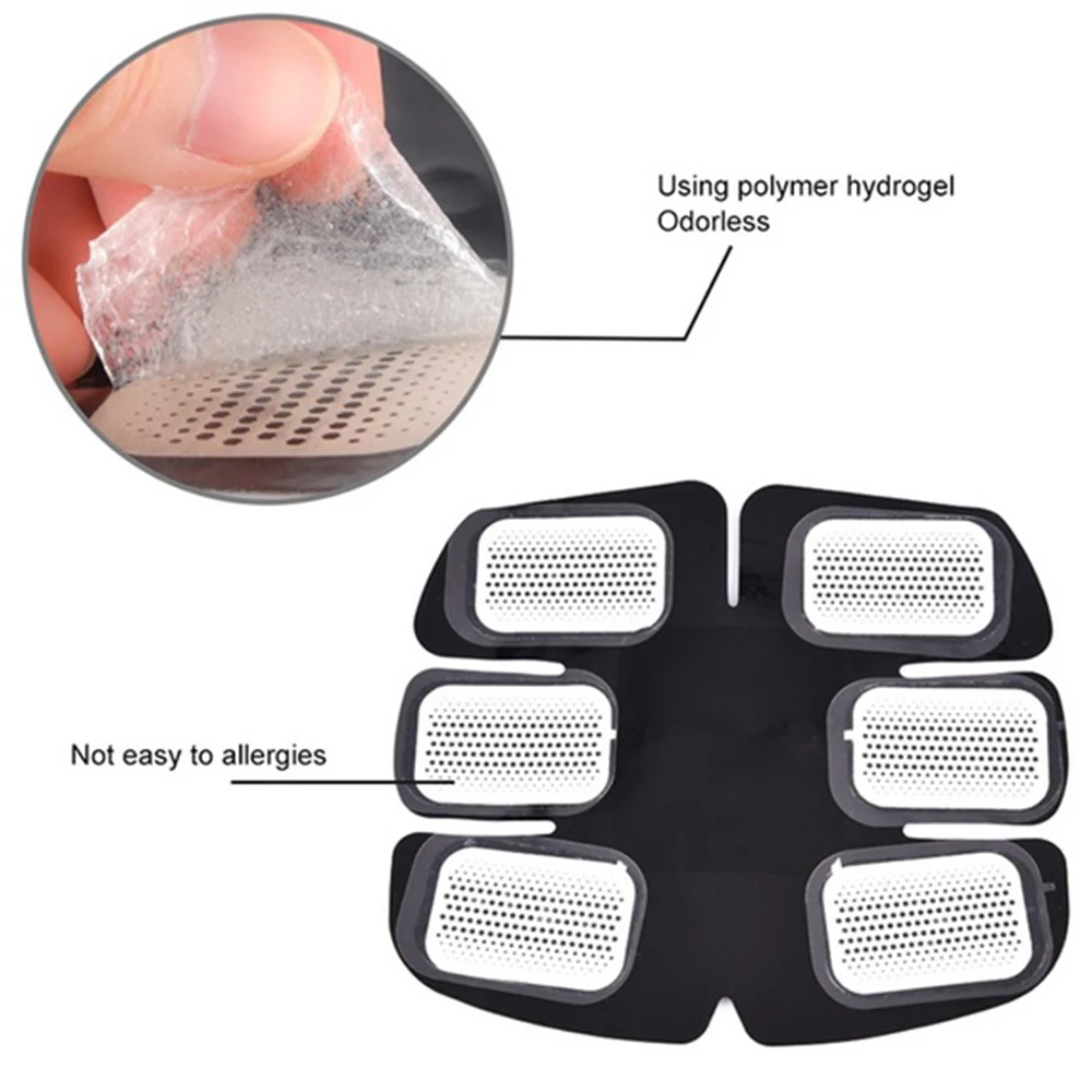 Многоразовый сменный Массажный Гель для EMS тренажер похудения аксессуары машины