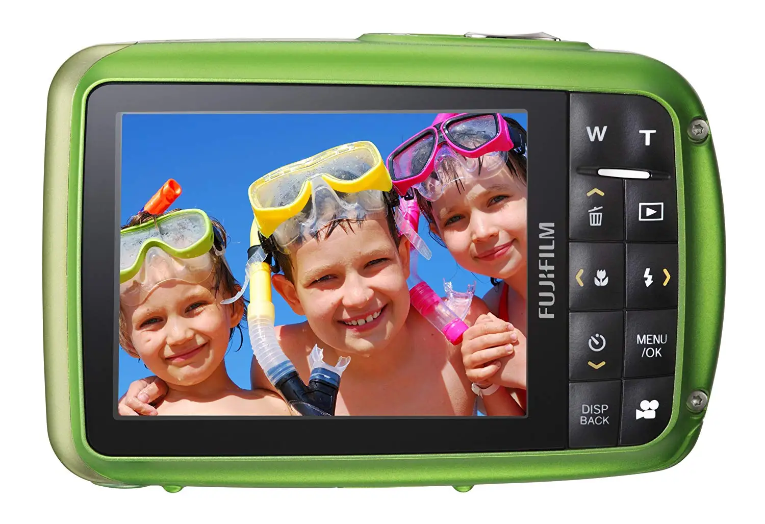 Используется, Fujifilm FinePix Z33WP 10MP цифровая камера с 3x оптическим зумом(зеленый