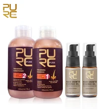 

PURC Hair Growth Shampoo & Conditioner Set Thickening Anti Hair Loss Essence Oil Treatment Regrowth Fast Growth Care Women Men