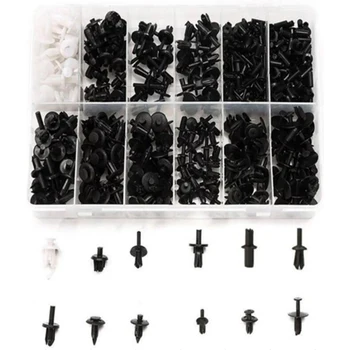 

350PCS Auto Fastener Kit Car Universal Plastic Nylon Fixing Clip Rivet for BMW/Mazda/VW/Benz Door Panels Retainer Fender Liner