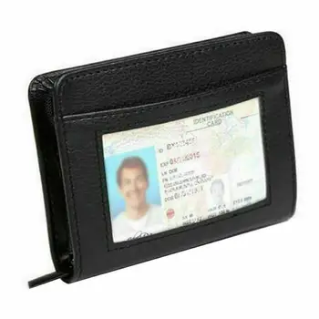 

Women and Man Wallets Small Lock Wallet Slim Card Case Multi-card Multi-function Wallet Short Documents Case Wallet
