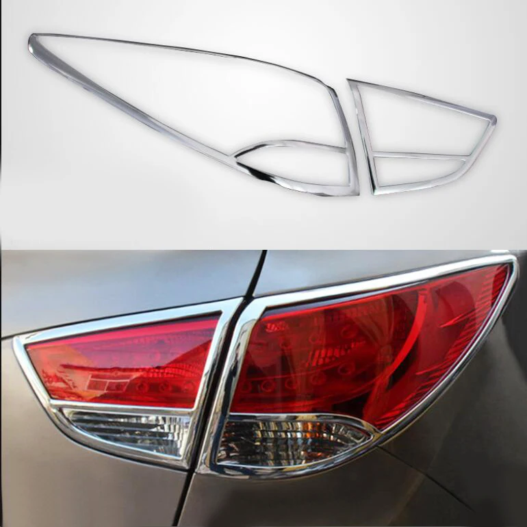 4Pcs Tail Light Lamp Trim Cover Rear Shield Hood Decoration Fit For Hyundai Tucson/IX35 MK2 2010-2013 2014 2015 | Автомобили и
