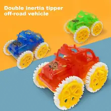 

Kids Mini Inertia Vehicle Collision Resistance Falling 360 Tumbling Spinning Toy Plastic Friction Stunt Car Toys for kids Gifts