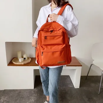 

Litthing Waterproof Nylon Backpack for Women Multi Pocket Travel Backpacks Female School Bag for Teenage Girls School Backpacks