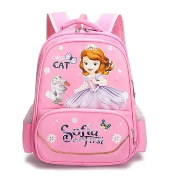 

Child Nylon Waterproof Children Schoolbag Printing Princess Bookbags New Kids Cartoon School Bags Girls Primary School Backpack
