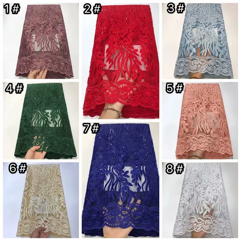 Розовая африканская кружевная ткань зеленые высококачественные пайетки Кружева французские сетчатые ткани с блестками нигерийские швейцарские кружевные ткани для платья