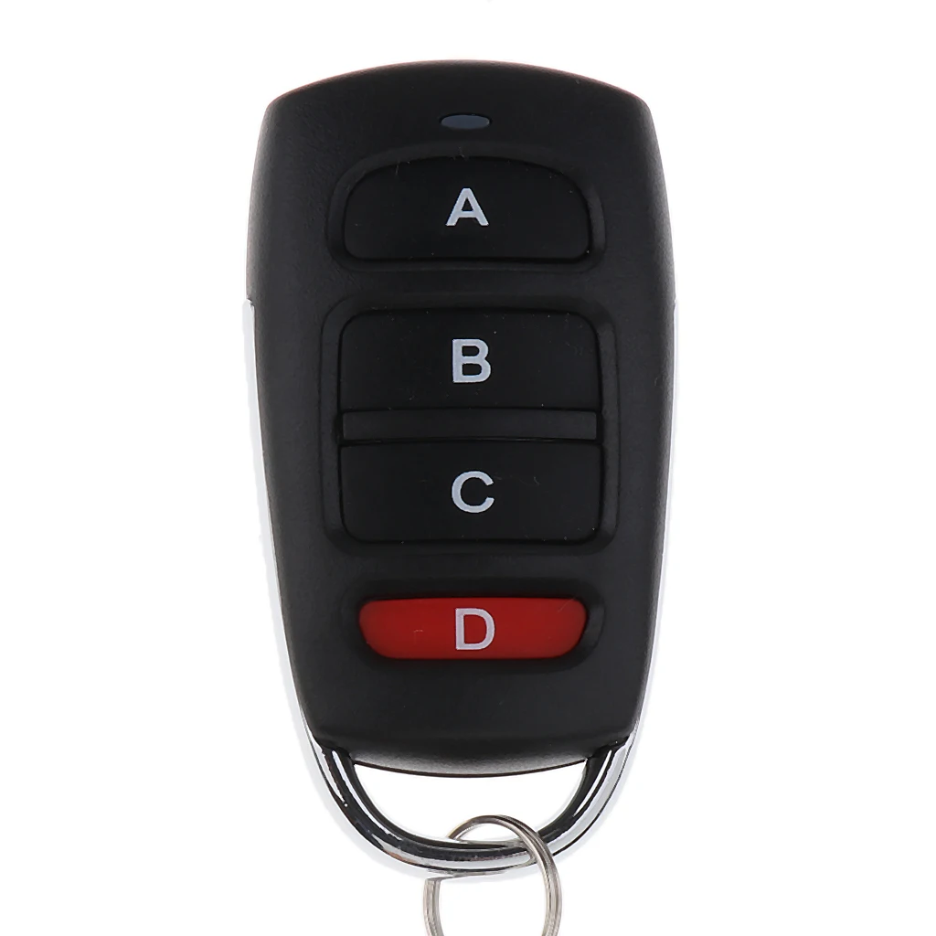 433Mhz Wireless Remote Control Car Door Electric Gate Keyfob 4-key Learn Column Fobs