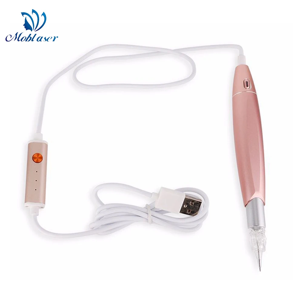 Проводная электрическая Перманентная тату машинка для макияжа брови, подводка, губы ручка для микроблейдинга тату с картриджем иглы перезаряжаемые