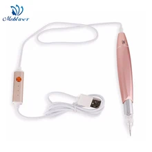 Проводная электрическая Перманентная тату машинка для макияжа брови, подводка, губы ручка для микроблейдинга тату с картриджем иглы перезаряжаемые