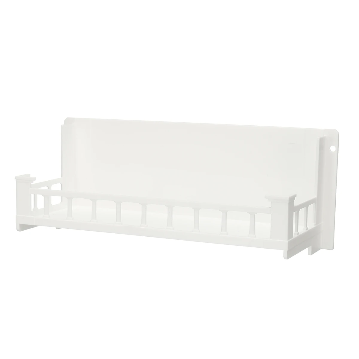 2 Size Simple Wall-mounted Wall Shelf Multifunction Closet Living Room Bedroom Plastic Storage Cabinet Decoration Storage Rack - Цвет: B
