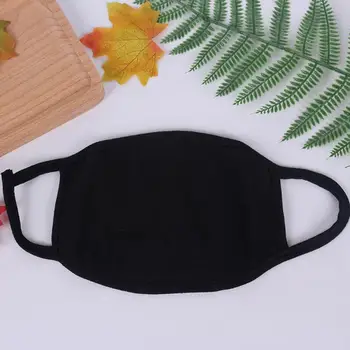 

50/20/10pcs Face Mouth Mask Anti Dust Safty Breathing Black Cotton Unisex Skin-friendly Fashionable Soft Dropshipping