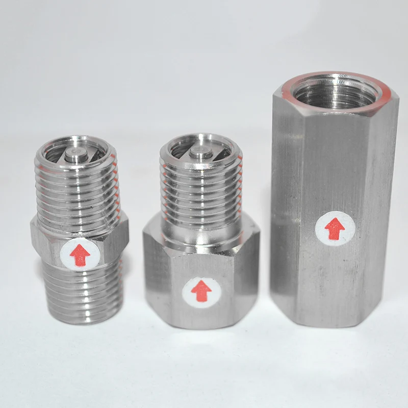 

1/4" BSP Male Female Thread 304 Stainless Steel Sanitary Check Valve One Way Non-return Valve
