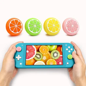 

Animal Crossing Colorful Fruit Thumb Stick Grip Cap Joystick Cover For Nintend Switch Lite NS Joy-Con Controller Thumbstick Case