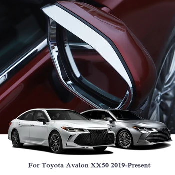 

Car Styling Rear View Mirror Sequin For Toyota Avalon XX50 2019 Car Rearview Mirror Cover ABS Chrome External Decoration Frame