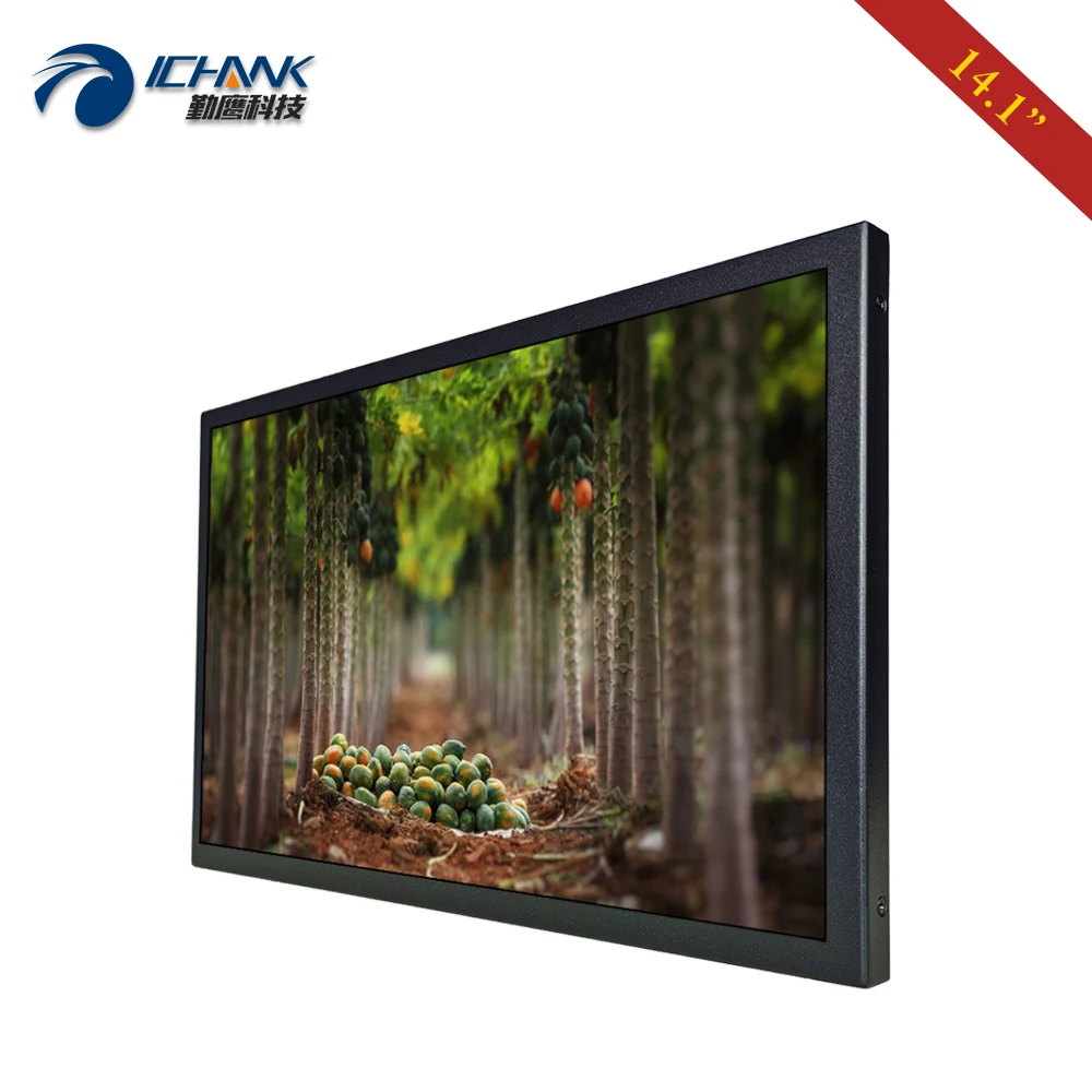 ZB141TN 59/14 1 &quot1280x800 720p HDMI VGA дистанционное управление ПК монитор ЖК экран USB порт